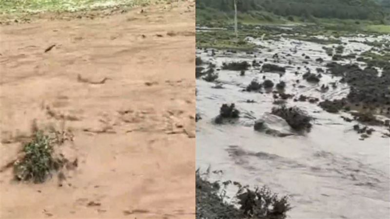 甘肅大雨山洪　渭源縣一景區10人罹難