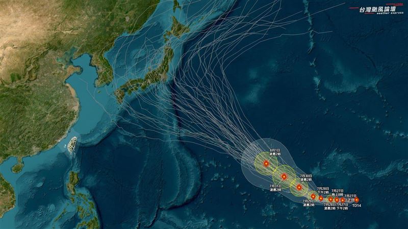 白海豚最快今生成！粉專：至少達強颱等級