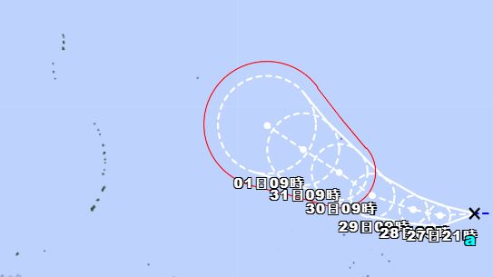 白海豚24hr內生成！日氣象廳曝預測路徑