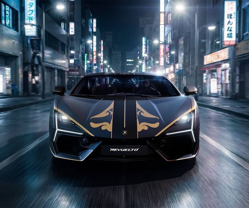 大量加入武士盔甲元素，像是車身銳利線條呼應揮刀動作。（圖／翻攝Lamborghini網站）