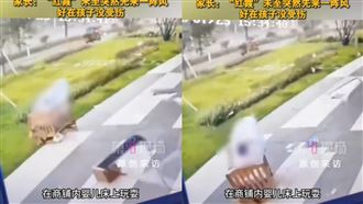強颱紅霞襲廣東！女童「連人帶床」遭吹飛