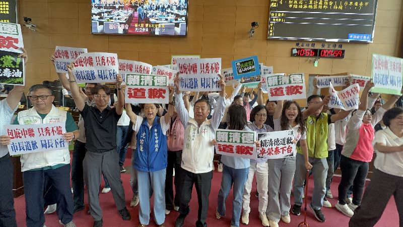 問題油品案誰是門神？　藍綠台中議會互嗆