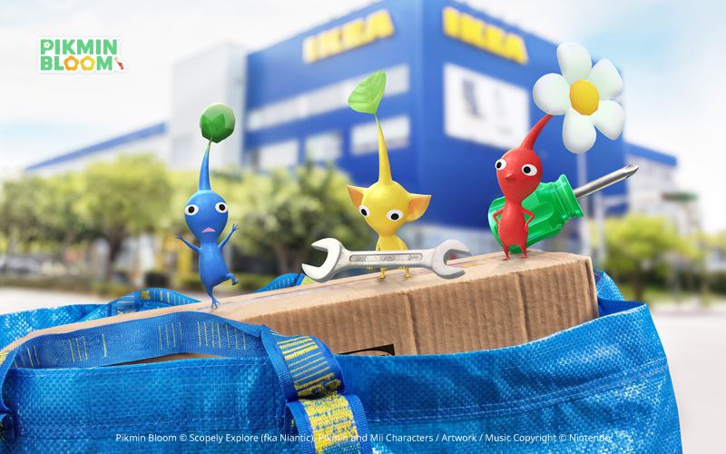 IKEA攜手《Pikmin Bloom》!全台8家店期間限定登場(圖/IKEA提供)