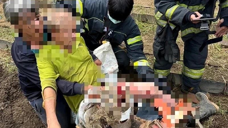 鏟裝機夾工人險截肢！院前神經阻斷術救命