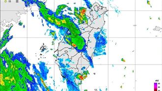 新／雲系北移＋對流旺！6縣市大雨炸深夜