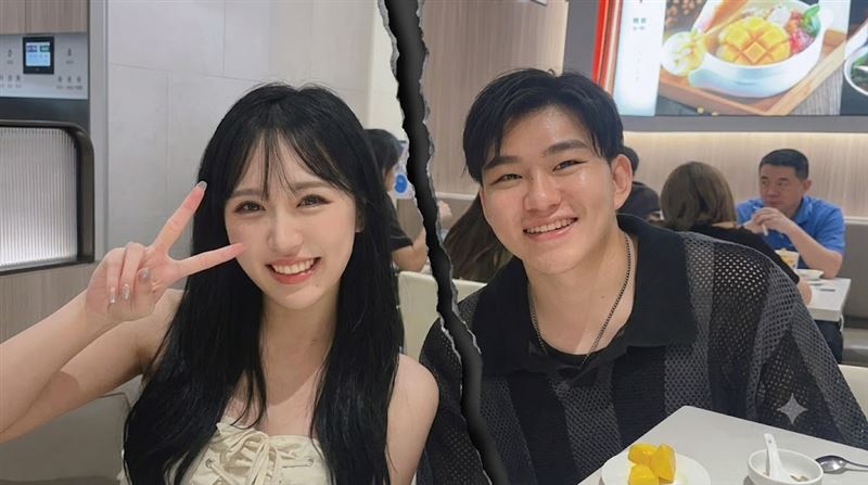 Joeman近日被網友發現他與網美蕭伊悄悄互相取消IG追蹤，經經紀人證實兩人已和平分手。（圖／翻攝自翻攝蕭伊Threads）