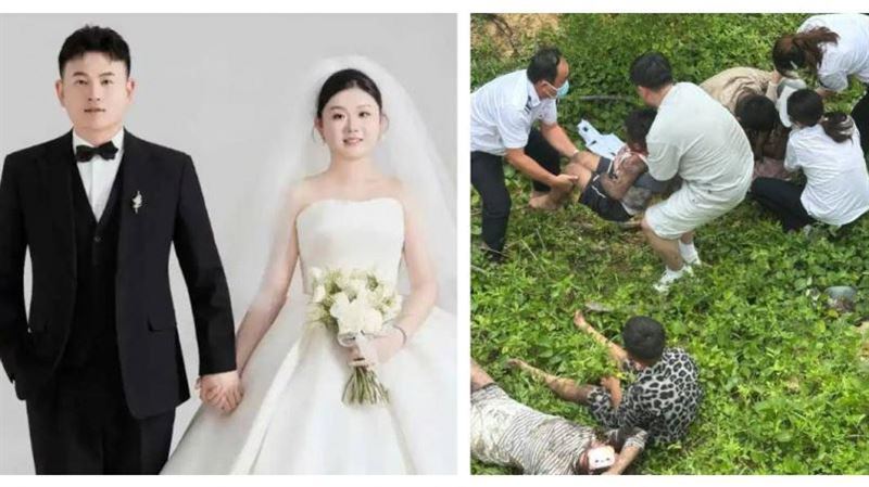 新婚警衝懸崖救5命　妻一句話全網感動