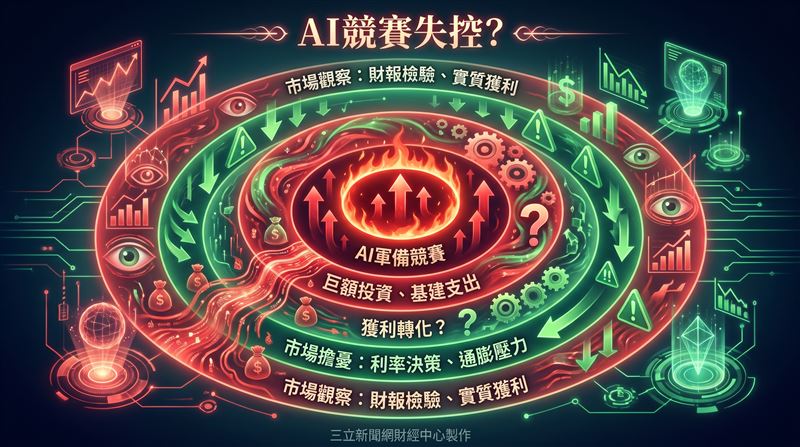 微軟(Microsoft)、Meta、蘋果(Apple)、亞馬遜(Amazon)等科技巨頭本週將陸續公布第二季財報,加上記憶體大廠SK海力士(SK Hynix)首次公布登上美股掛牌後的財報,市場將關注企業砸下數千億美元投入AI,是否已開始轉化為實際獲利.(圖/三立新聞網財經中心蕭榕AI製圖)