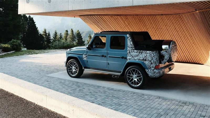 AMG G63 Cabriolet敞篷越野車。（圖／翻攝Mercedes-Benz網站）