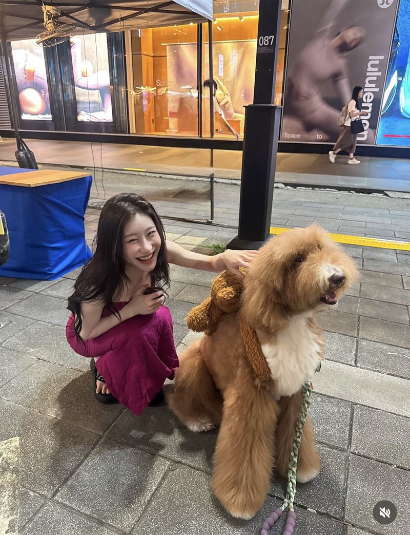 彩領現蹤信義區。（圖／翻攝自IG）
