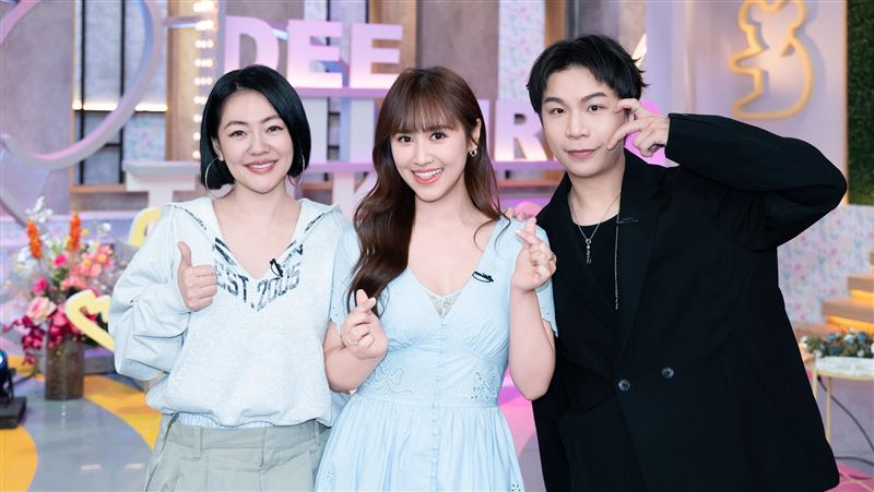 小S（左起）、吳姍儒、派翠克。（圖／東森提供）