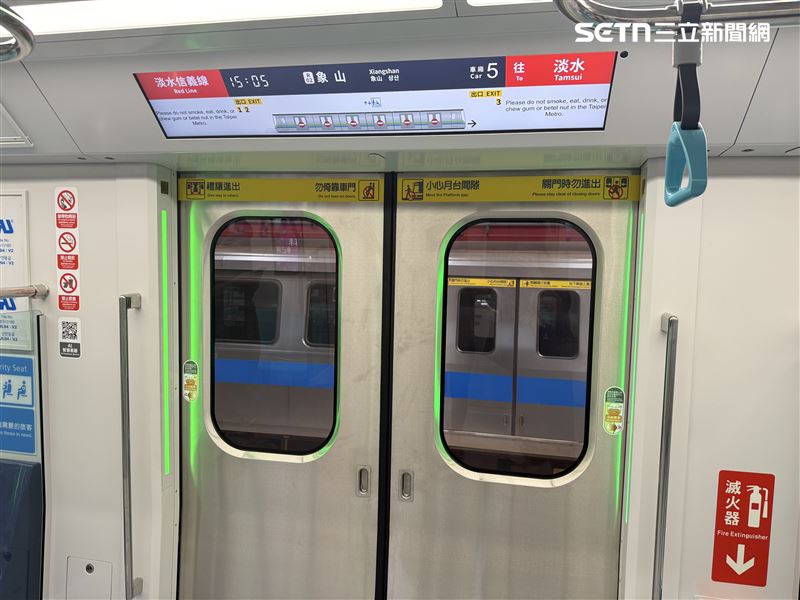 北捷新車CR381A。（圖／記者李育道攝影）
