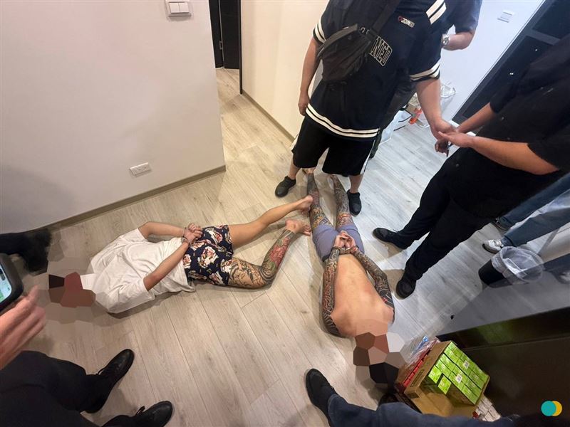 一名小弟犯案後曾找「三峽小霸王」胡茂菁會面，檢警懷疑其涉案。（圖／翻攝畫面）