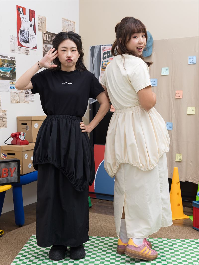 蔡阿嘎老婆二伯服飾品牌HAHABABY爆發抄襲爭議。（圖／翻攝自IG @hahababyselect帳號）