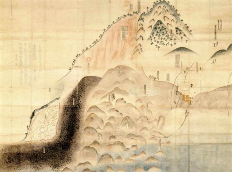 「島原大変肥後迷惑」是指1792年5月21日發生在日本雲仙岳的一場火山災害，山崩引發了巨大海嘯，造成島原、肥後（今熊本縣）、天草地區超過15,000人罹難，日本史上死傷最慘重的火山災害。圖為雲仙岳山崩畫。（圖／翻攝維基百科）