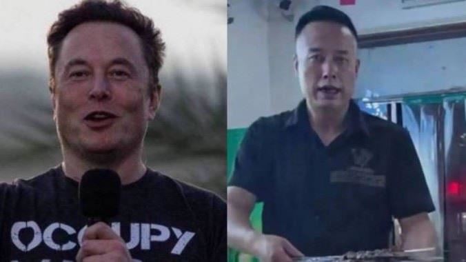 2天狂吸80萬讚！陸烤肉師傅撞臉馬斯克