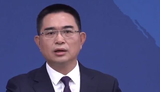 中國國台辦發言人陳斌華主持例行記者會（圖／翻攝畫面）