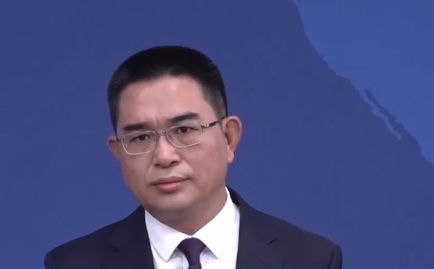 中國國台辦發言人陳斌華主持例行記者會（圖／翻攝畫面）