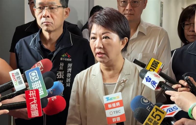 台中市長盧秀燕宣布捐10萬美金助熊本賑災。(圖／台中市政府提供)
