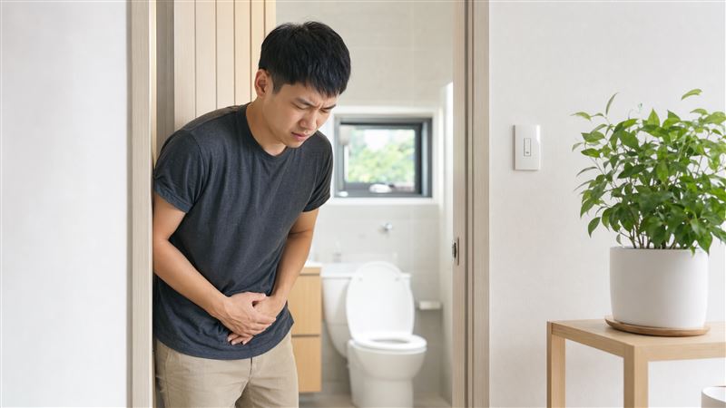 頻尿不只與泌尿系統有關，飲食也可能是關鍵。腎臟科醫師洪永祥提醒，濃咖啡、辛辣食物等恐加劇症狀，整理「5大頻尿地雷食物」提醒民眾注意。（示意圖／AI製圖）
