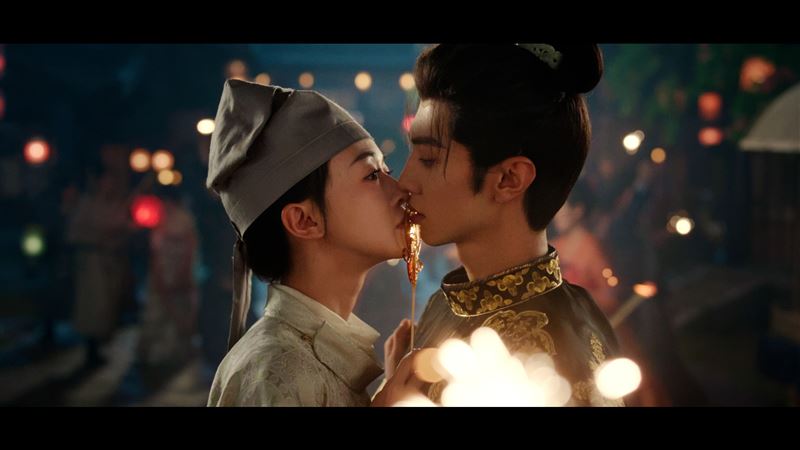 吳謹言、陳哲遠在《御廷謠》首播即有強烈化學反應。（圖／Disney+提供）
