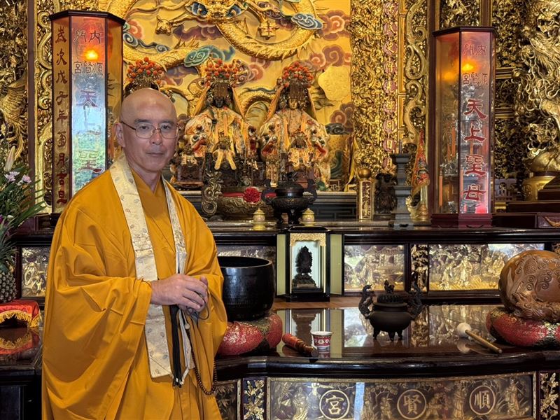 隨著毘沙門天王在高雄順賢宮安駕,也為全台信眾與努力生活的人們,點亮一盞新的祈福與希望之光。(圖/翻攝畫面)