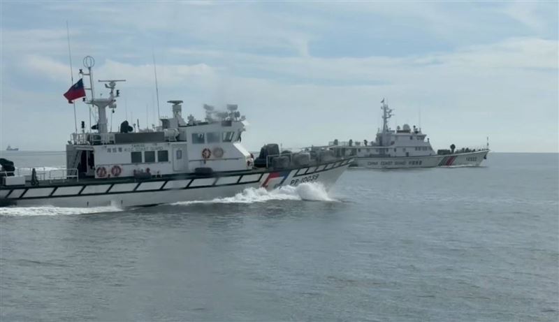 中國4海警船擾金門海域！海巡強勢驅離