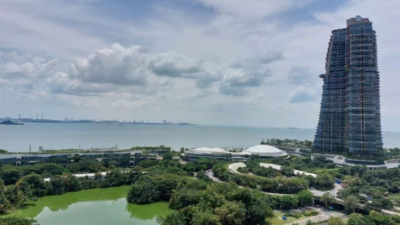馬來西亞的柔佛州森林城市(Forest City),是中國房地產企業碧桂園過去在馬來西亞推動的大型填海開發案,曾被視為「一帶一路」重要投資計畫之一。(圖/翻攝自維基百科)