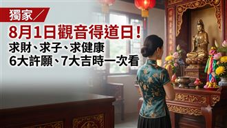 獨／觀音得道日將至　6大許願方式一次看