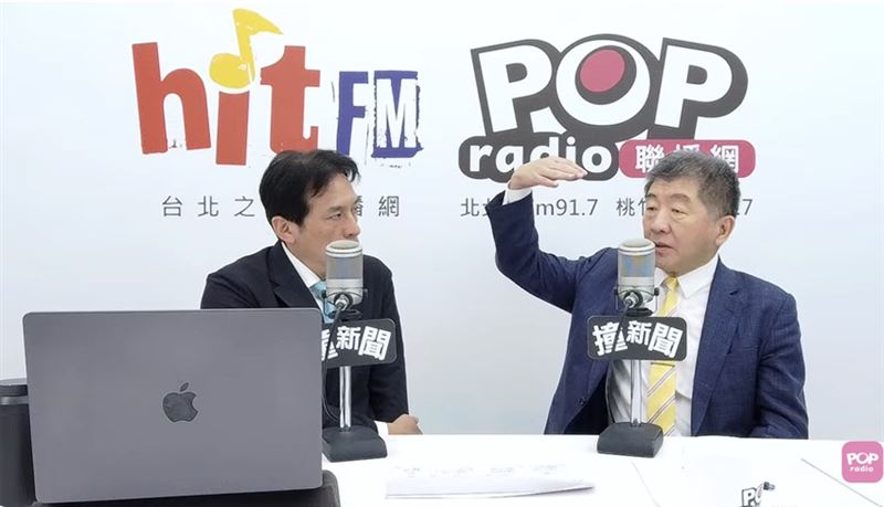行政院政務委員陳時中今(30)日接受資深媒體人黃暐瀚專訪。(圖/翻攝畫面)