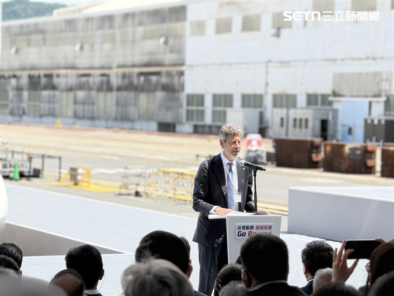 日立製作所執行役專務、軌道交通事業領域CEO兼鐵路事業集團CEO Giuseppe Marino。(圖/記者李育道攝影)