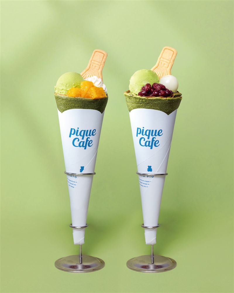 gelato pique cafe與TSUJIRI辻利茶舗,再度以期間限定聯名可麗餅相遇。(圖/品牌業者提供)