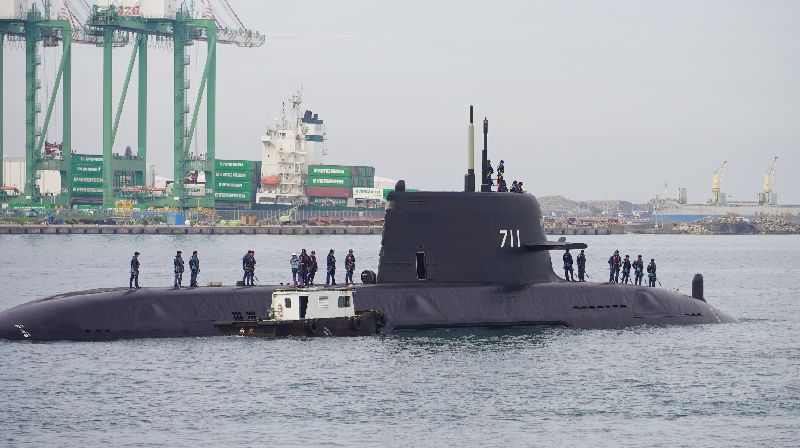 海鯤艦出海測試次數已達二十次。(圖/中央社)