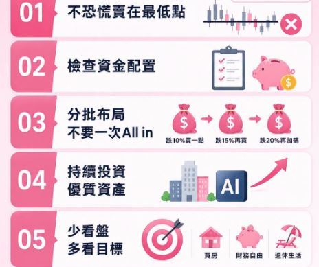 Dr.Selena在臉書分享,台股重挫時,我會做這5件事。(圖/翻攝自Dr.Selena臉書)