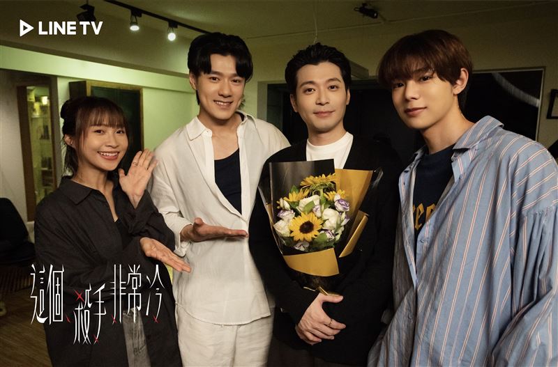 侯彥西飾演易恩經紀人「Nicolas」,與易恩飆戲擦出精彩火花。(圖/LINE TV 提供)