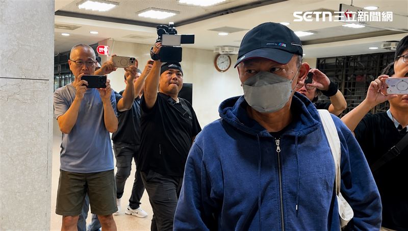 也曾任泰山董事長的詹岳霖,同樣被移送北檢複訊,訊後請回。(圖/記者楊佩琪攝)