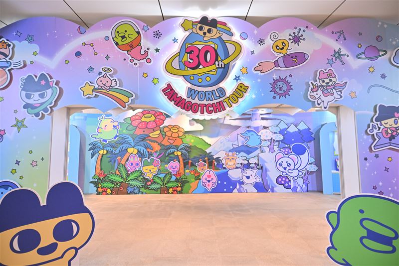 統一時代百貨:Tamagotchi世界巡迴專區。(圖/主辦單位提供)
