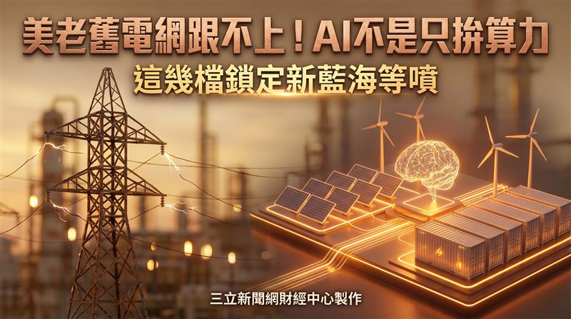 今年海外電力相關ETF整體表現不俗,其中,009805台新美國電力基建、00920富邦ESG綠色電力與00899FT潔淨能源等3檔今年來績效大出風頭,股價漲幅都達兩位數以上,表現相對突出。(圖/三立新聞網財經中心蕭榕AI製圖)