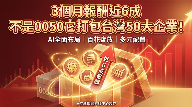聯邦台灣精彩50 ETF（009804）追蹤「臺灣50權重上限30%指數」，完整布局台灣市值前50大企業，並透過單一成分股權重上限30%的設計，降低單一權值股過度集中的情況。（圖／三立新聞網財經中心蕭榕AI製圖）
