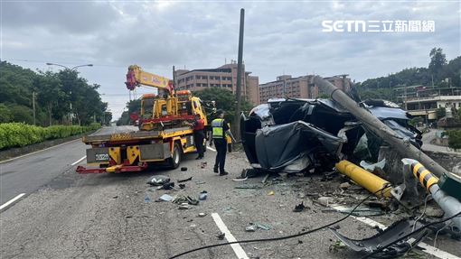 台1線死亡車禍！77歲婦過彎撞護欄慘死