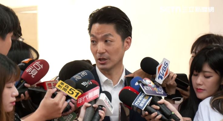 蔣萬安今天上午出席台北市立大學附屬大理高級中等學校揭牌典禮(圖/翻攝畫面)
