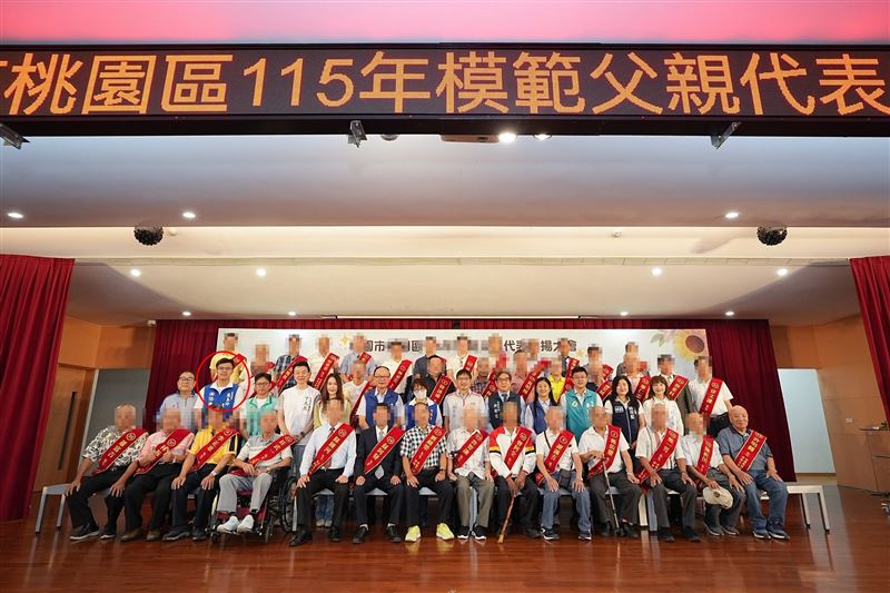 佀廣洋神隱17天昨（30日）出席跑行程。（圖／翻攝自桃園區公所臉書）