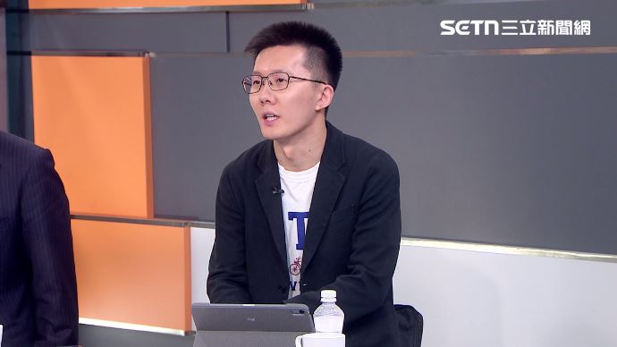 國民黨前發言人蕭敬嚴提出看法。(圖/前進新台灣)
