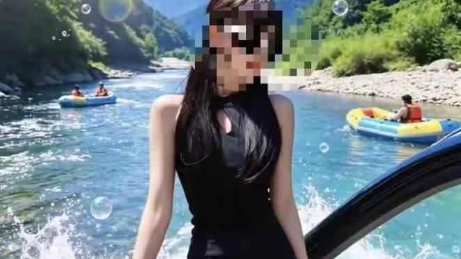 通天河正妹伴漂被爆出！親親抱抱明碼標價