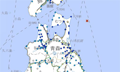 新／日本外海再地震！規模5.8