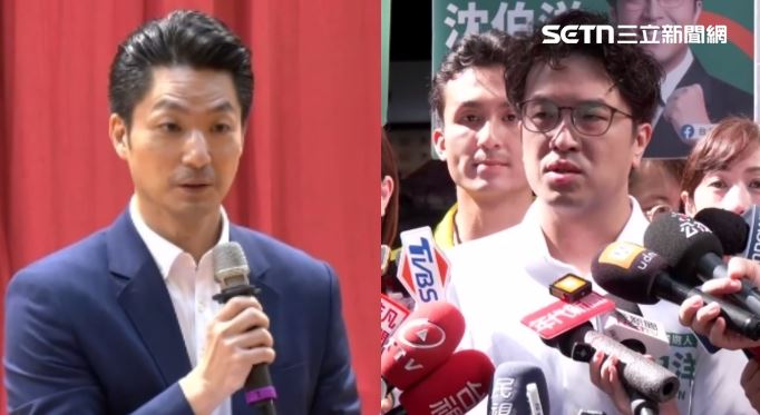 最新投票差距曝光「沈伯洋支持度過半」,蔣萬安回應,任何調查都參考(組合圖/翻攝畫面)