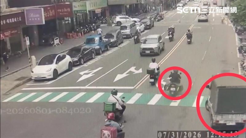 貨車司機不爽被猛叭　攔停騎士後下車追打