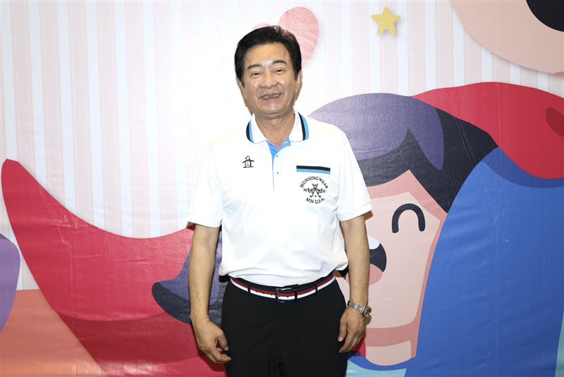 高群當選模範父親。(圖/記者鄭孟晃攝影)