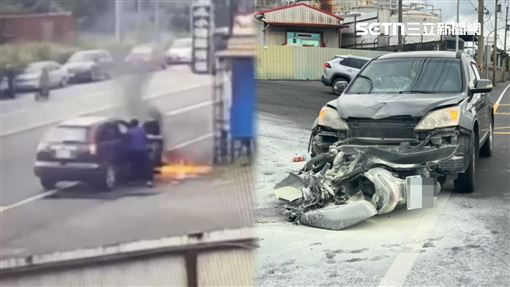 爸遭毒駕拖行350m噴火亡！兒認屍：要鞭刑