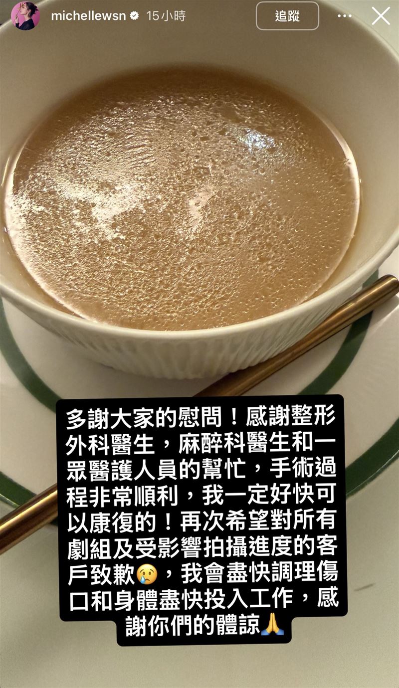 衛詩雅發文報平安。（圖／翻攝自IG）
